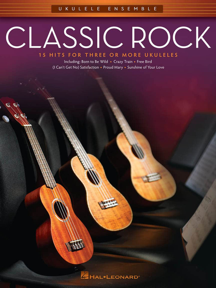 Classic Rock: 15 Hits for Three or More Ukuleles (Ukulele Ensemble), Taschenbuch