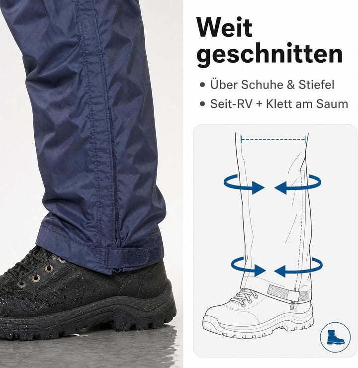 BMS Challenge of Rain Regenhose 5XL Marine, 5XL Marine