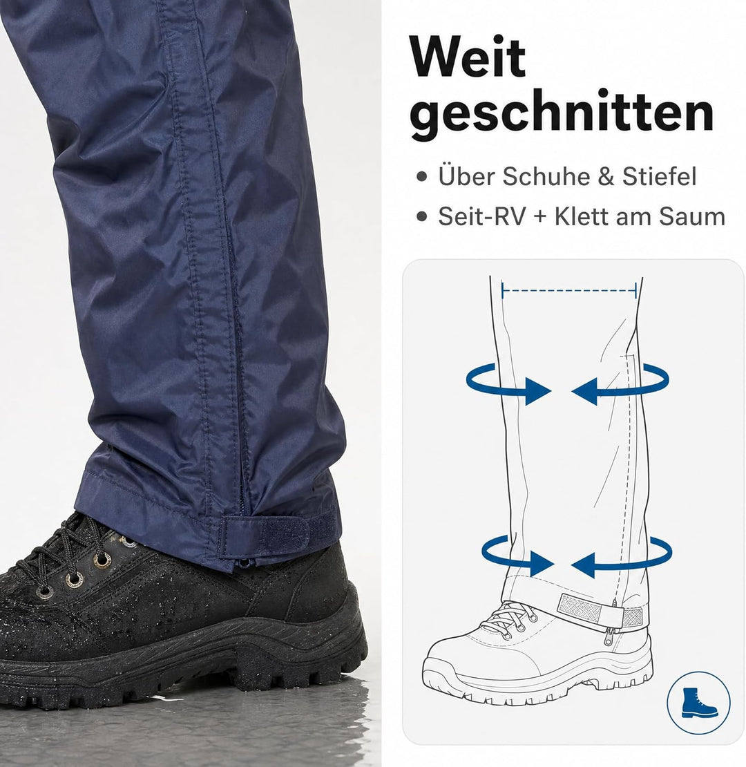 BMS Challenge of Rain Regenhose XL Marine, XL Marine