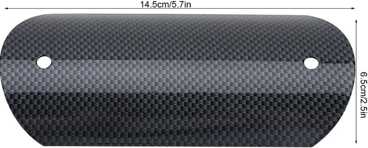 Motorrad Auspuffrohrschutz, robust langlebig einfach installieren stylisches Design Hitzeschild Edel