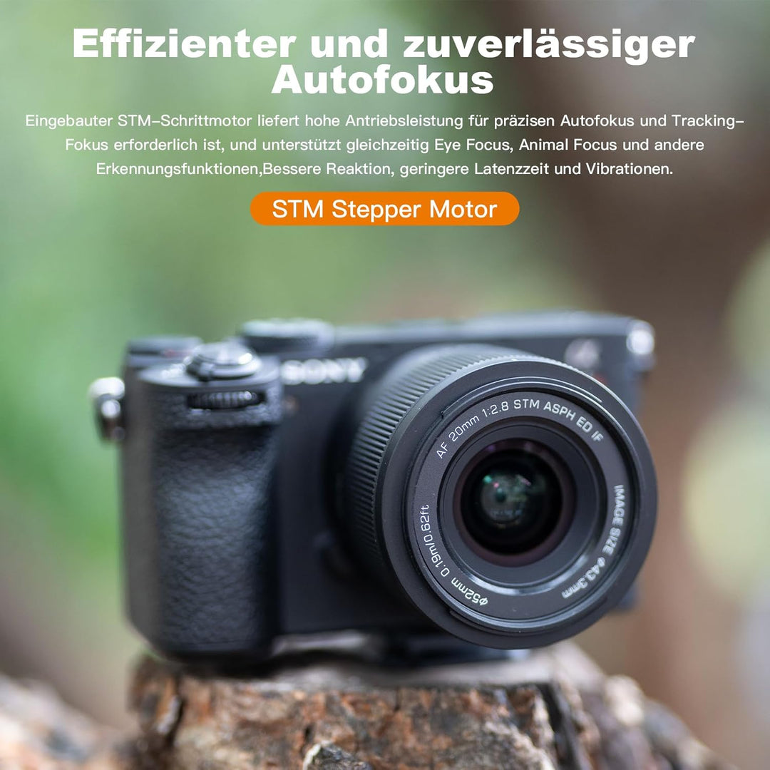 VILTROX 20mm F2.8 F, 20mm F/2.8 Z-Mount Vollformat AF Ultraweitwinkel Autofokus Objektiv für Nikon Z