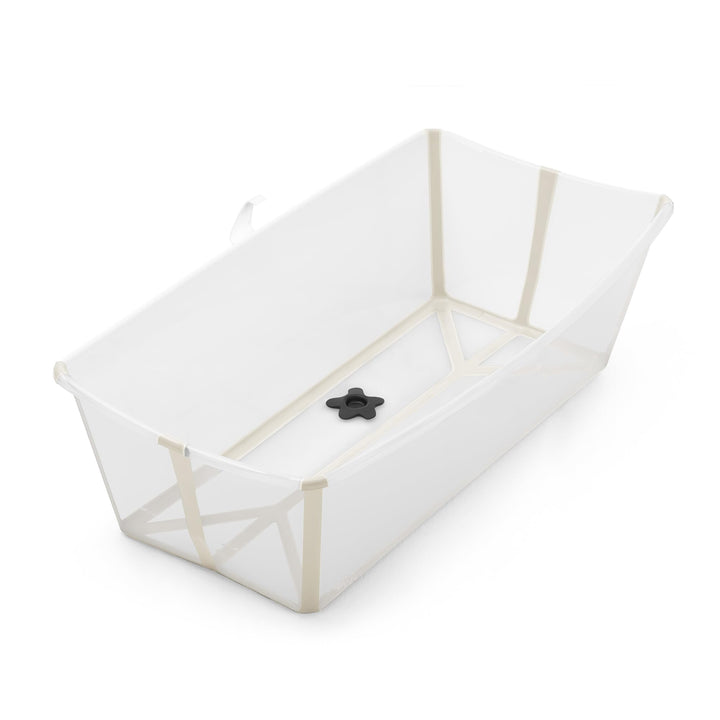 Stokke Flexi Bath X-Large, Sandy Beige faltbare Babybadewanne – leicht, langlebig und einfach zu ver
