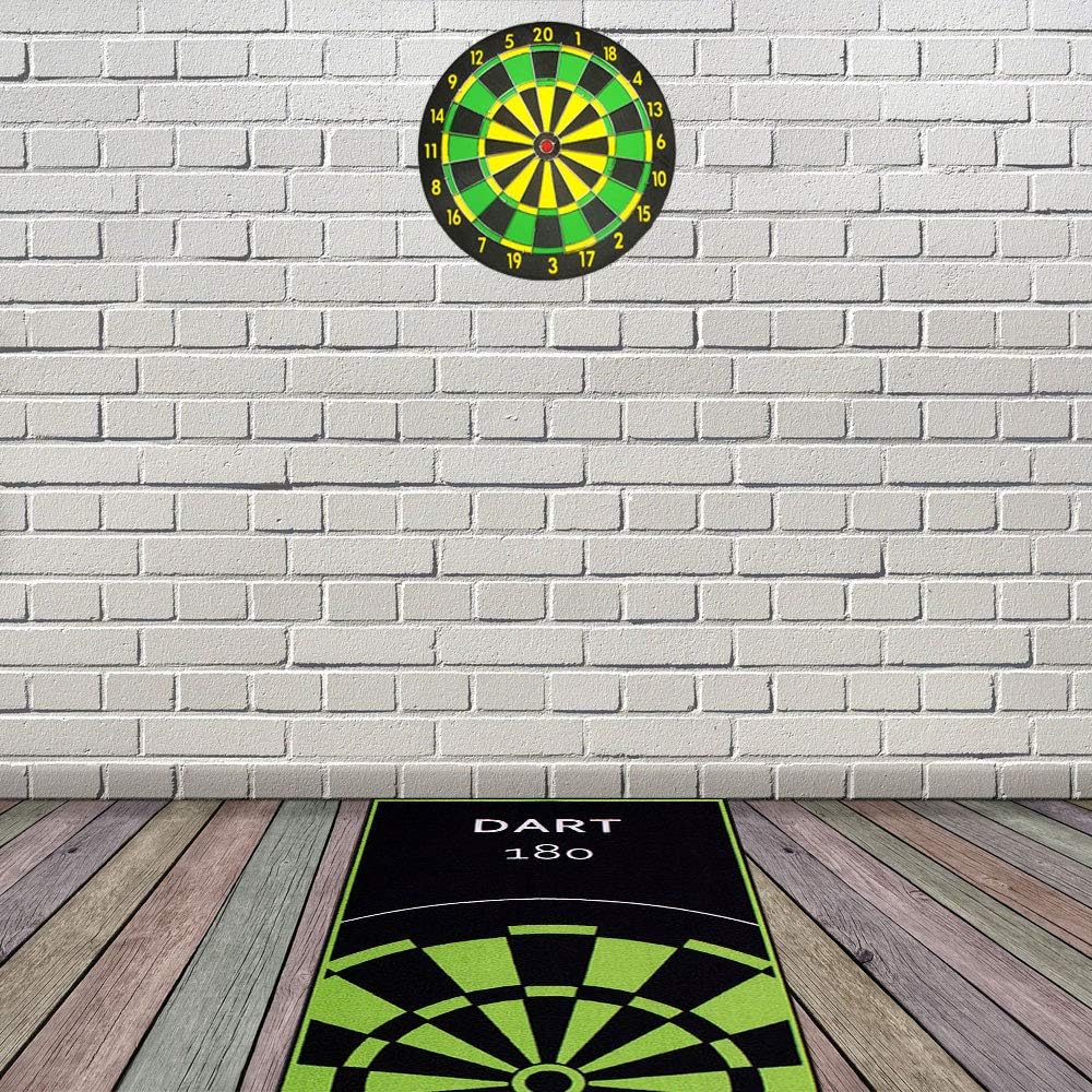 Kingpower Dartmatte Dart Teppich Turnier Matte Abwurflinie Bodenschutz Zubehör Dartpfeile Dartscheib