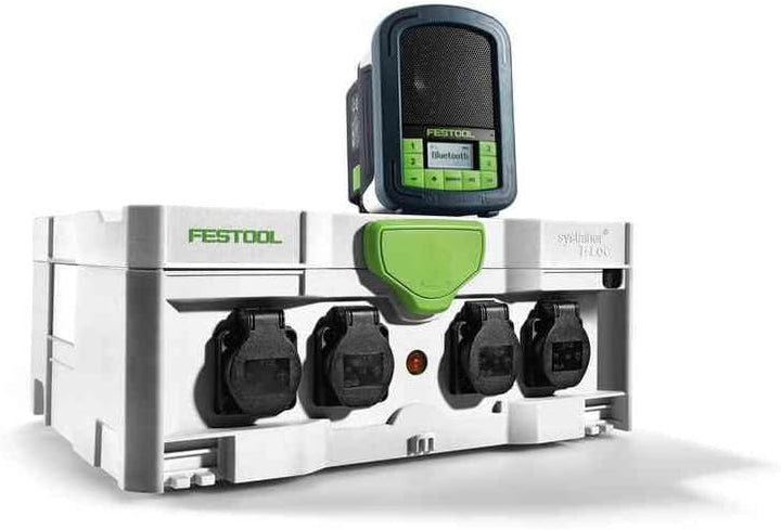 FESTOOL Systainer SYS-PowerHub IP44 mit 5 Steckdosen 396 x 296 x 157,5 mm, 1 Stück,200231