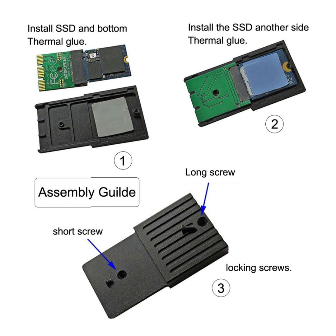 ChenYang CY M.2 NVMe 2230 M-Key SSD auf CF-Express Type-B Adapter für Xbox Serie X&S CH SN530 SSD PC