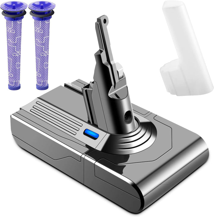 EICHXO 21.6V 4500mAh Ersatzakku Kompatibel mit Dyson V8 Akku Li-Ionen Batterie für V8 Absolute Anima