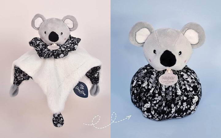 Doudou et Compagnie - Kuscheltier Koala – Kuscheltier – Grau – 25 cm – Doudou Kugel – DC3934 Grau Ko