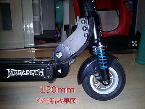 150MM Scooter Inflation Wheel With Aluminium Alloy Hub 6" Pneumatic Tyre With Inner Tube Electric Sc