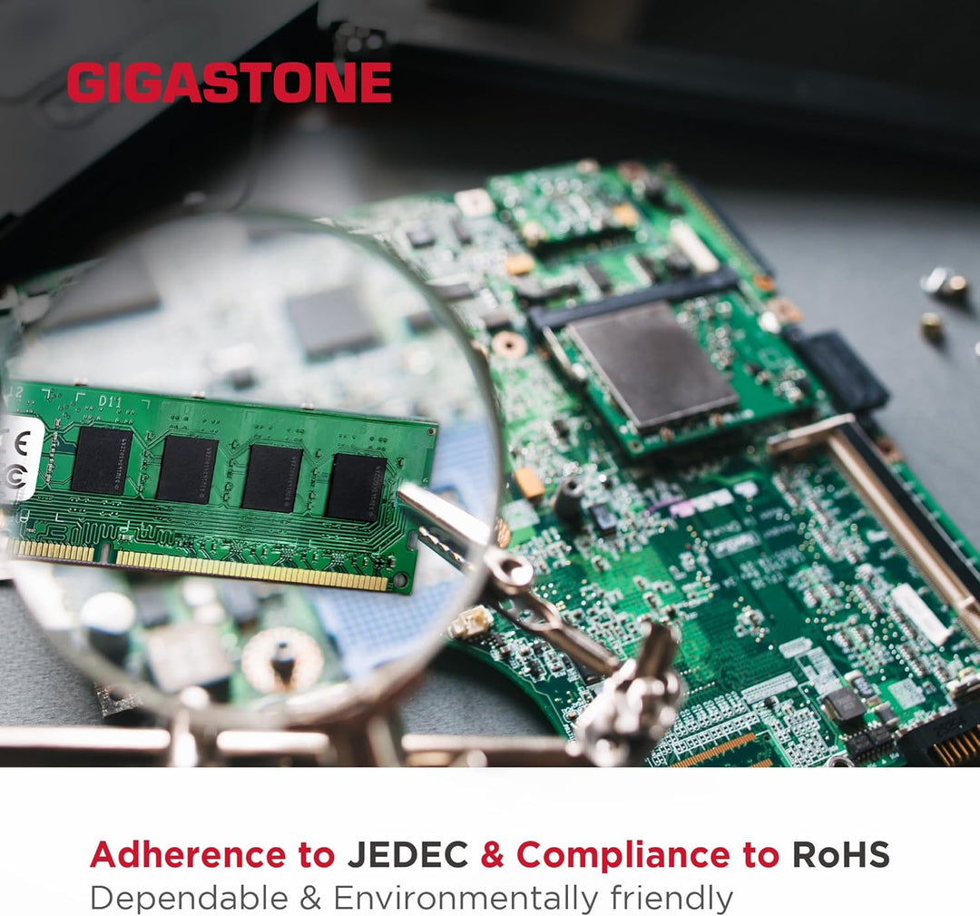 【DDR3 RAM】 GIGASTONE 64GB Kit (8x8GB) DDR3/DDR3L 1600MHz (1333MHz) PC3-12800 (PC3-10600) CL11 1.35V/