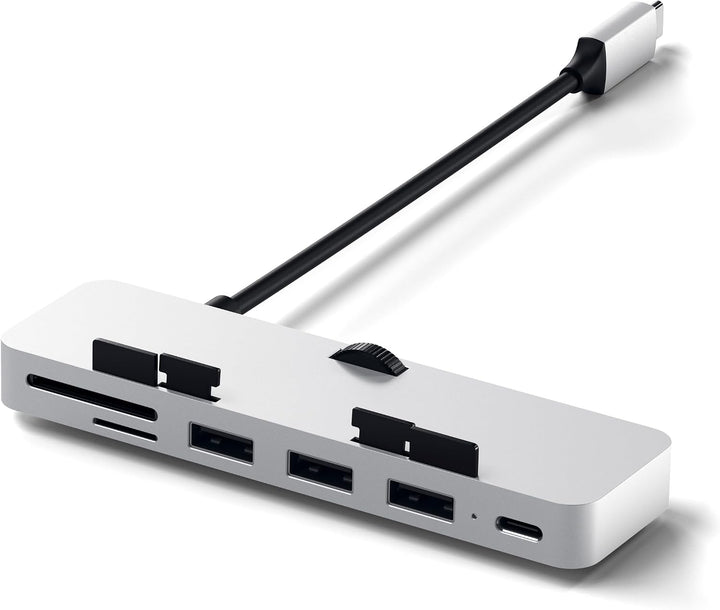SATECHI USB-C Klemm-Hub für iMac, Silber 2017/2019/2020 iMac Silber, 2017/2019/2020 iMac Silber