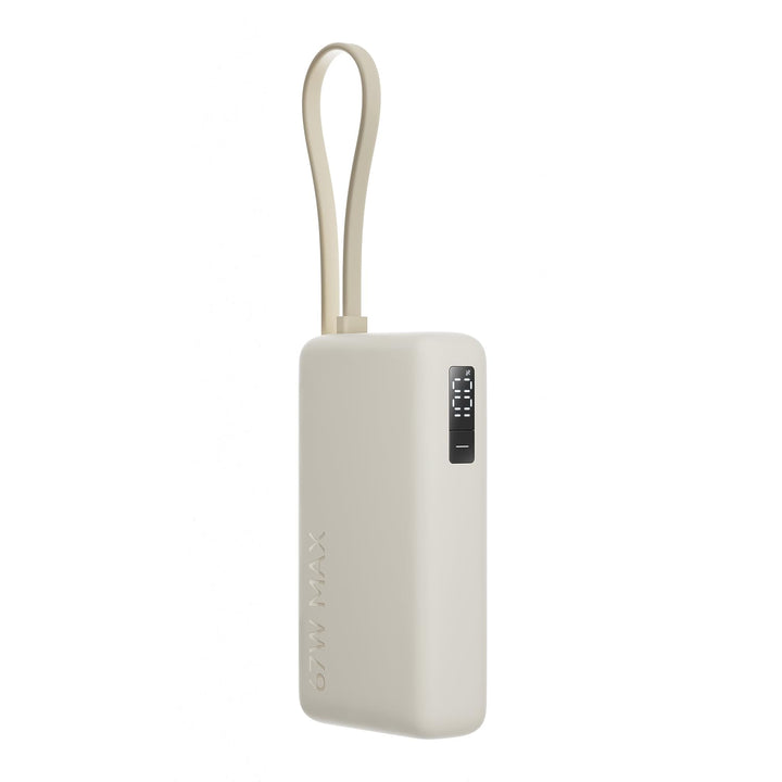 Xiaomi 67W Power Bank 10.000mAh mit USB-C Kabel, Tragbares Ladegerät, Tan | 67W Schnellladen, 10000m