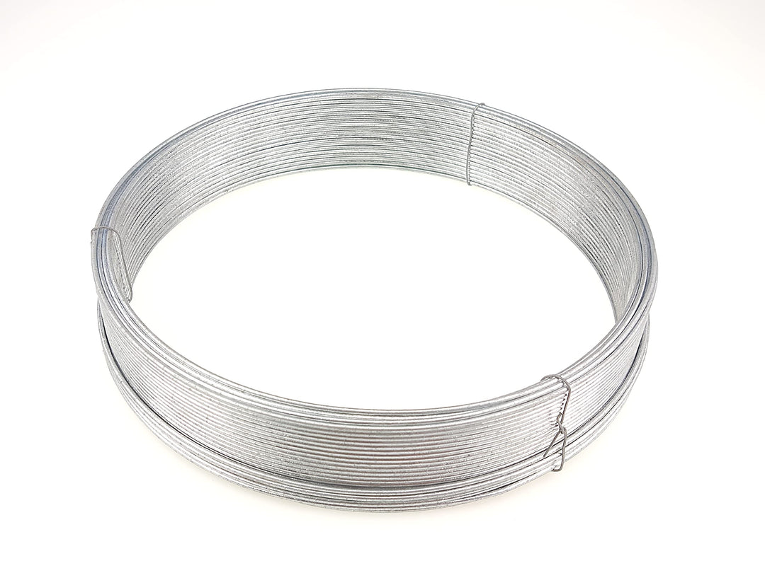 Garmix Gartendraht Bindedraht (Verzinkt 100m 2,0mm), Verzinkt 100m 2,0mm