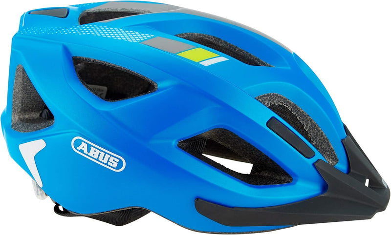 ABUS Stadthelm Aduro 2.0 - Allround-Fahrradhelm mit Licht - in sportivem Design für den Stadtverkehr