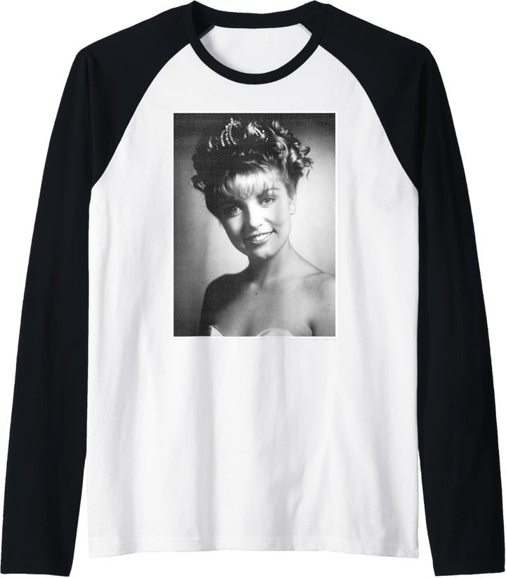 Twin Peaks Laura Palmer Black & White Foto Raglan