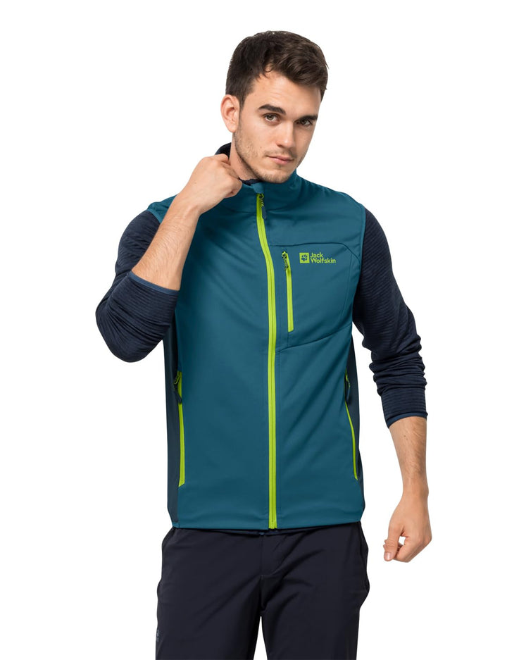 Jack Wolfskin Herren Highest Peak Vest M Vest M blue daze, M blue daze