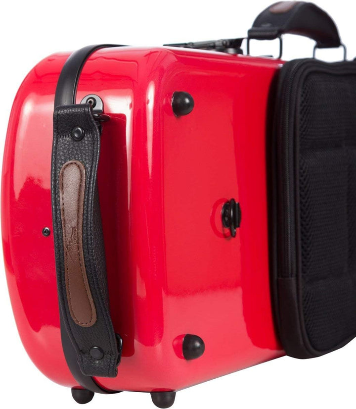Geigenkoffer Glasfaser Oblong 4/4 red - navy blue M-Case