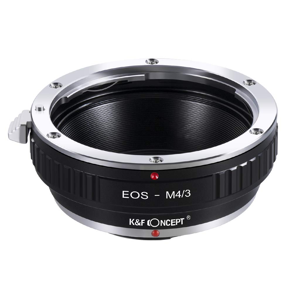 K&F Concept EOS-M4/3 Objektivadapter Objektiv Adapter Ring für EOS EF Objektiv auf M4/3 MFT Olympus