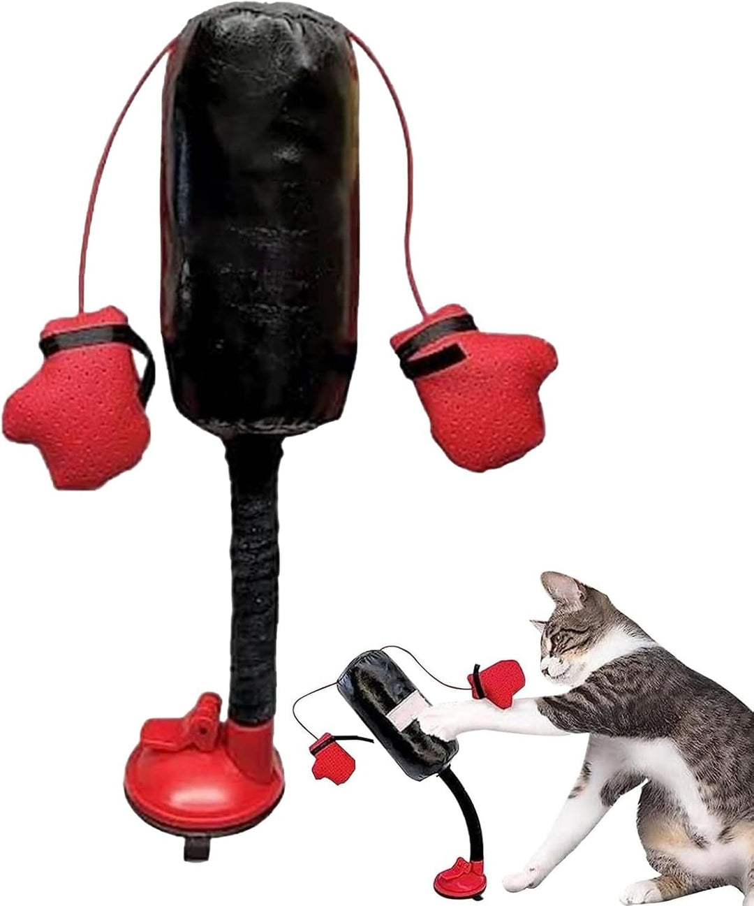 Boxsack mit Handschuhen Katzenspielzeug, EIN Katzen-Boxspielzeug - Boxsack für Katzen für Kätzchen |