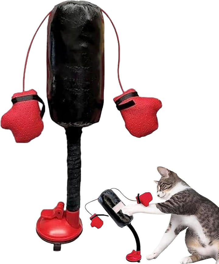 Boxsack mit Handschuhen Katzenspielzeug, EIN Katzen-Boxspielzeug - Boxsack für Katzen für Kätzchen |