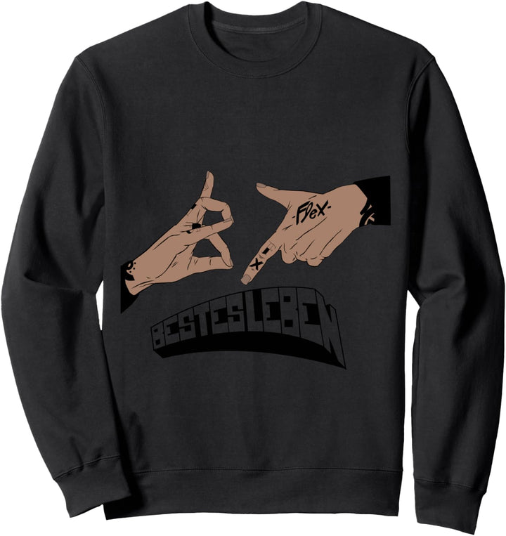 187 Deutschrap Handzeichen Gangzeichen Sweatshirt