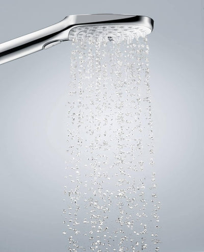 hansgrohe Duschkopf Raindance Select E, Handbrause 120mm, 3 Strahlarten, Mattschwarz Mattschwarz 3 S