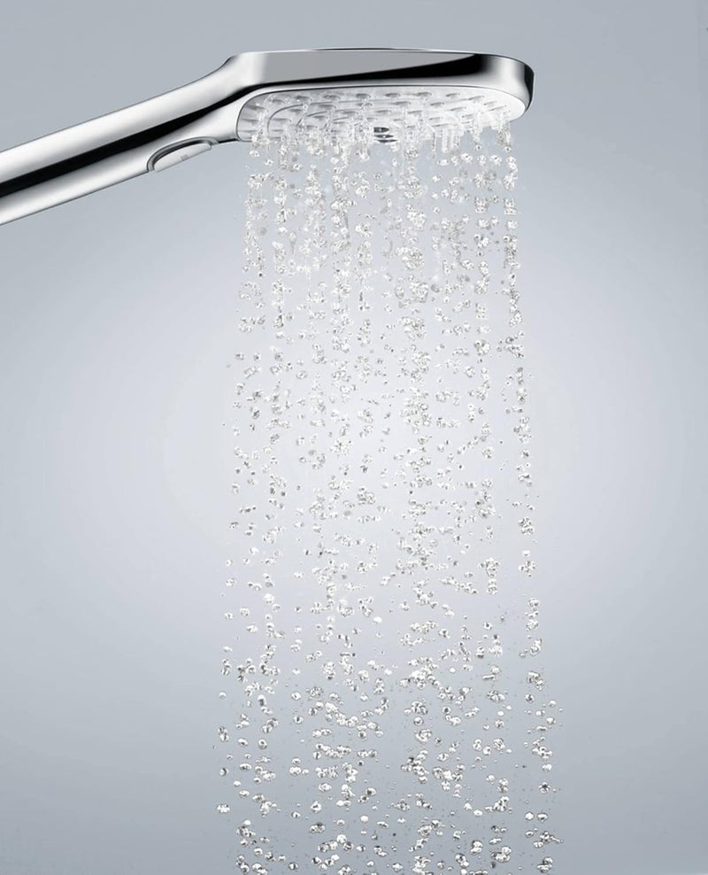 hansgrohe Duschkopf Raindance Select E, Handbrause 120mm, 3 Strahlarten, Mattschwarz Mattschwarz 3 S