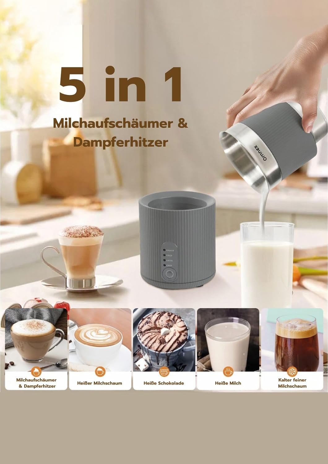 Swifo Max Milchaufschäumer 350 ml