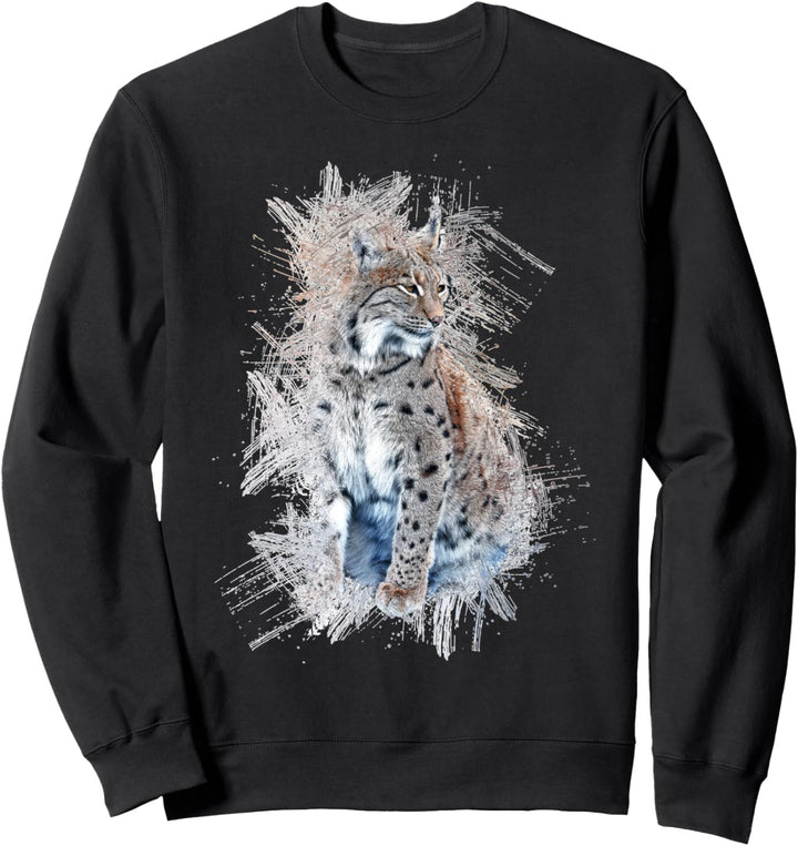 Wilder Luchs Katze Sweatshirt