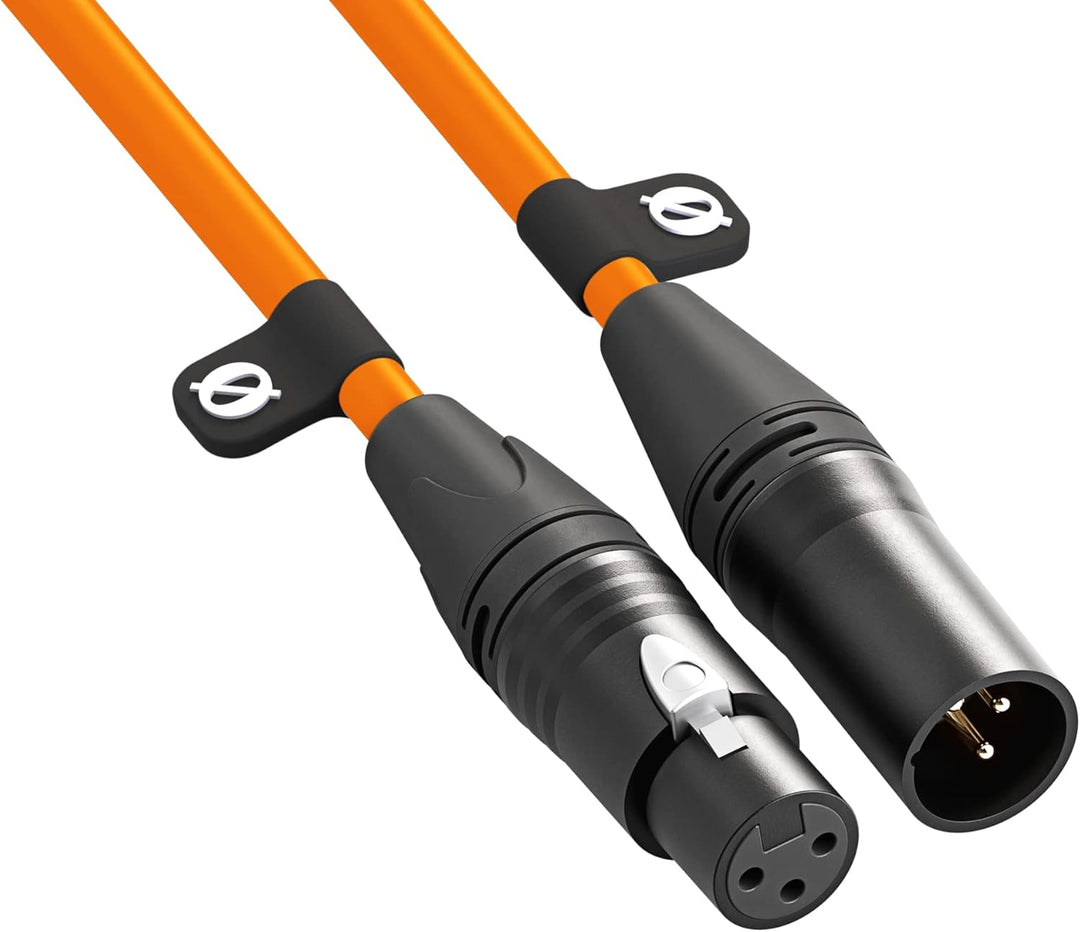 RØDE XLR-3 Hochwertiges XLR-Kabel (3 m, orange) XLR-3 orange, XLR-3 orange