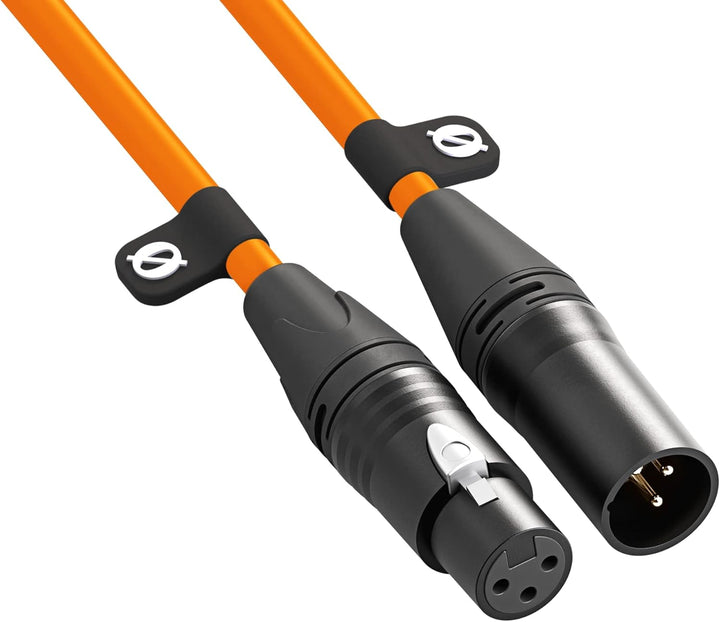 RØDE XLR-3 Hochwertiges XLR-Kabel (3 m, orange) XLR-3 orange, XLR-3 orange