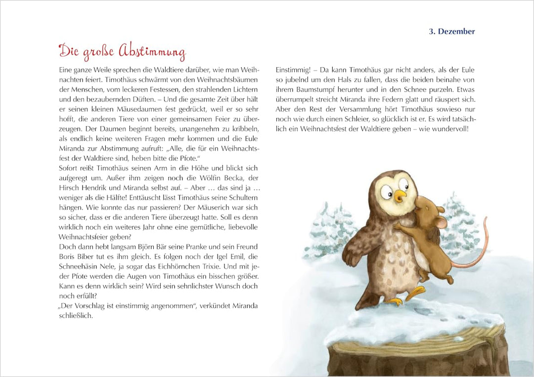 Das Weihnachtsfest der Tiere. Ein Folien-Adventskalender zum Vorlesen und Gestalten eines Fensterbil