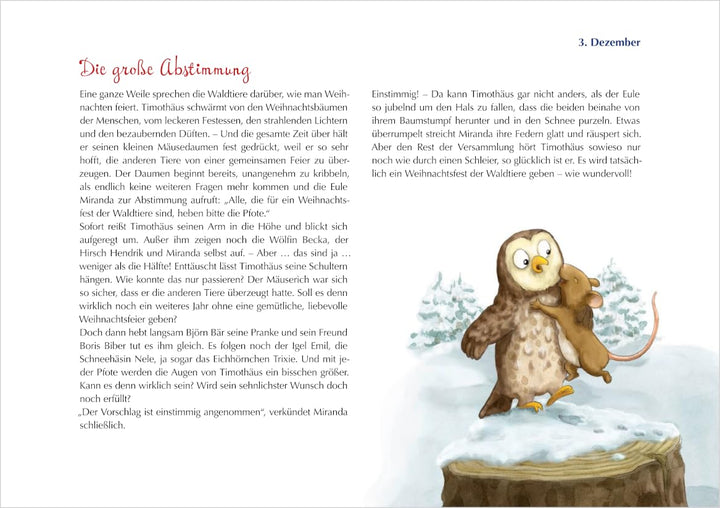 Das Weihnachtsfest der Tiere. Ein Folien-Adventskalender zum Vorlesen und Gestalten eines Fensterbil