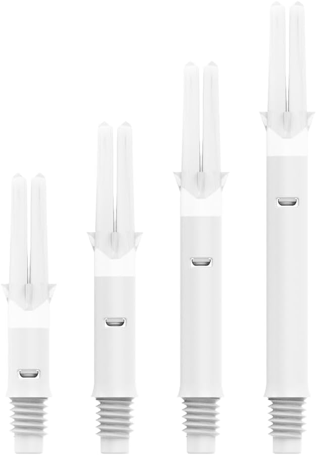 L.Style LSTYLE Dart-Schäfte: 2BA Standard-Gewinde Nylon Stiele - Champagnerringe im Lieferumfang ent