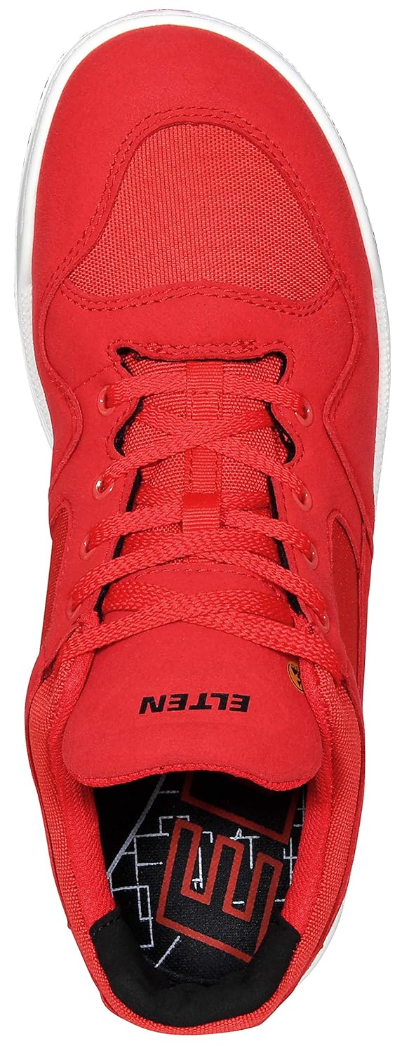 ELTEN Sicherheitsschuhe MAVERICK red Low ESD S3, Herren, Textil, Stahlkappe, leicht, sportlich, Rot,