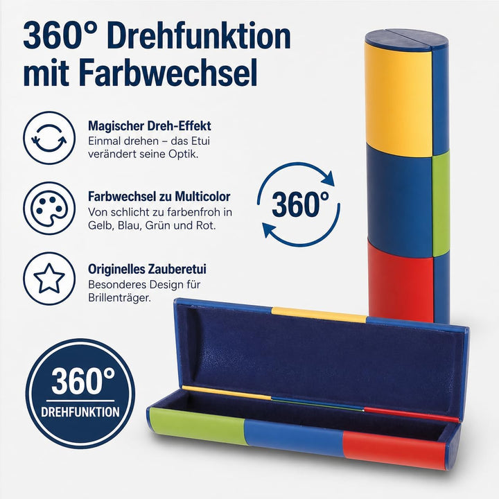Logic3 Zauberetui Brillenetui Logic MEDIUM LANG mit Farbwechsel 14125
