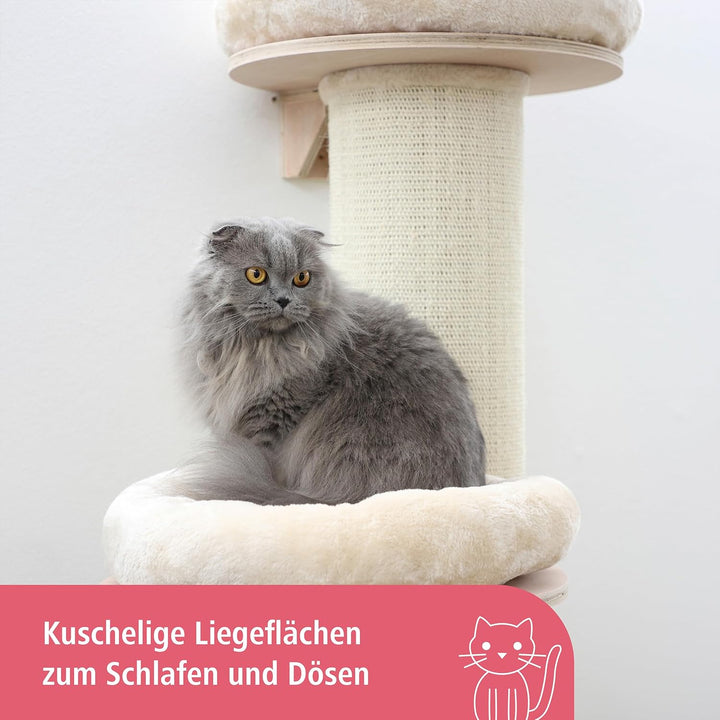 Kerbl Pet Kratzbaum Dolomit Tower, Ø38cm Höhe 187cm, beige