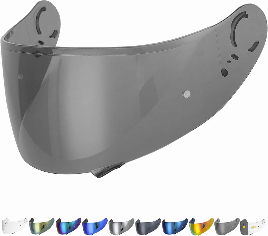 Everalo Kompatibel mit Shoei GT air 2 Visier - Gt Air - Neotec - Opticson - Cns1 - Helmvisier Pinloc