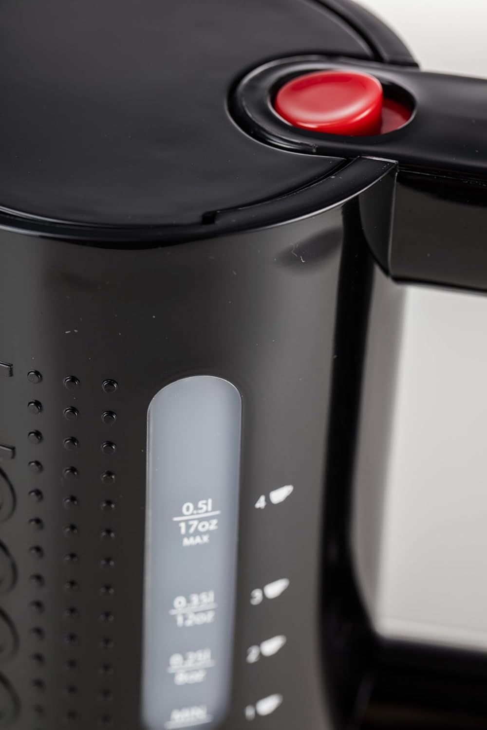 BISTRO: Elektrischer Wasserkocher, 0.5 l Black 0,5 L, Black 0,5 L