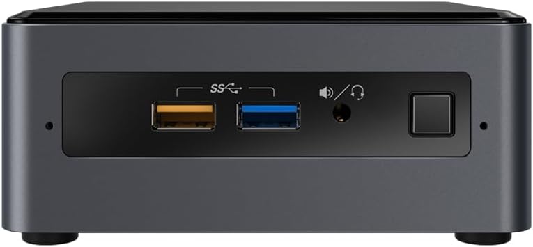 Intel NUC Barebone BOXNUC7PJYHN2 EU Cord, Schwarz