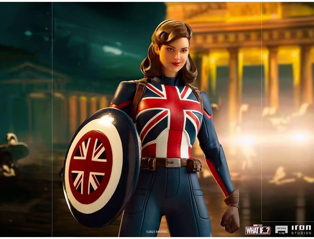 Iron Studios 1:10 Captain Carter - What If.? - Kunstmassstab