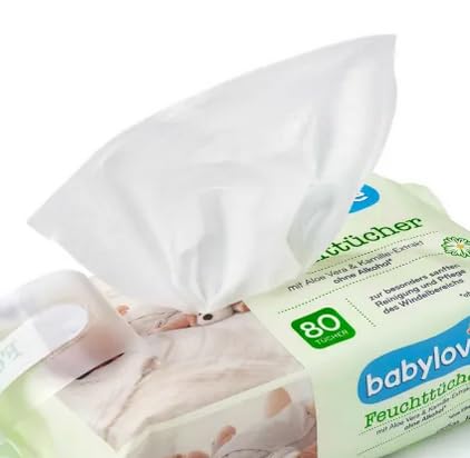 babylove Vorteils Pack Feuchttücher 12 x 80 Stück, 960 Stück Aloe Vera & Kamille