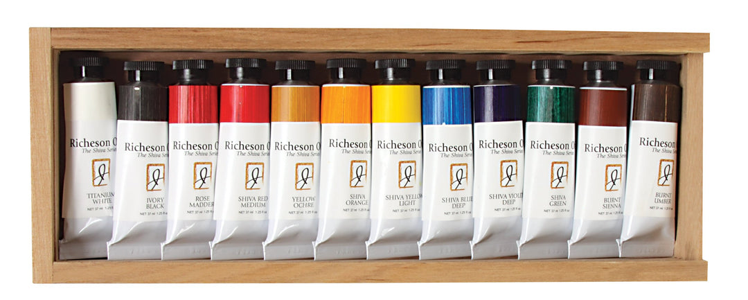 Jack Richeson 37-ml Künstler Öl Farben, Set von 12