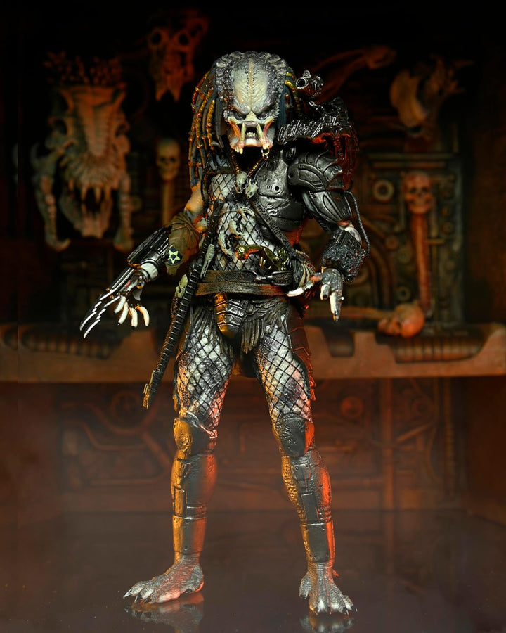 NECA Predator 2-7Ë Actionfigur Ultimate Elder Predator schwarz/blau/grün, 100% Kunststoff, in Gesche