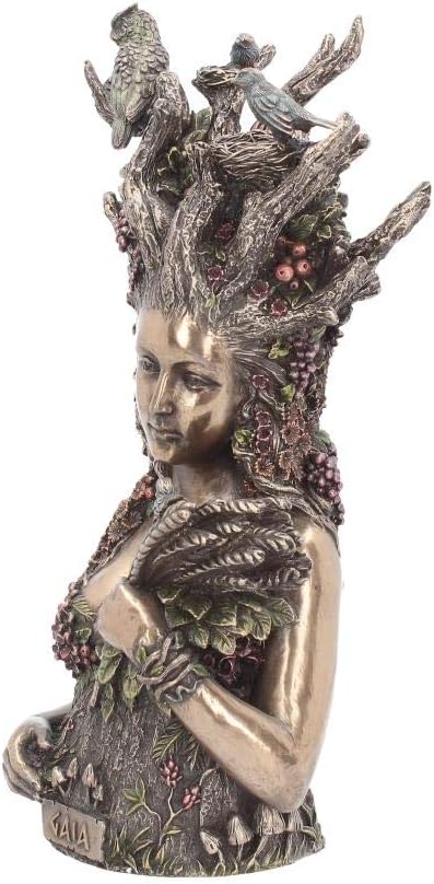 Nemesis Now Figur Gaia Büste 30cm Bronze