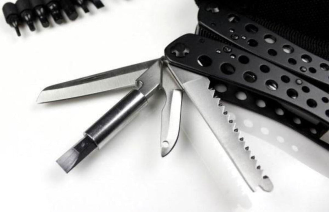 Ganzo G204 Multitool, Edelstahl, rostfrei, über 20 Funktionen, inkl. Tasche