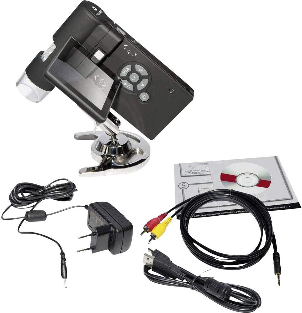 TOOLCRAFT USB Mikroskop mit Monitor 5 Megapixel Digitale Vergrösserung (max.): 500 x