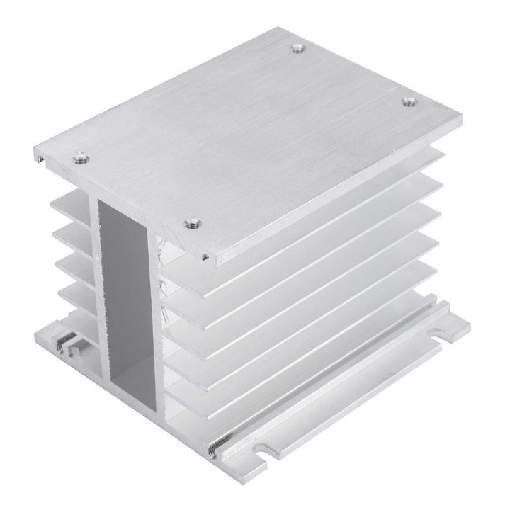 3 Phasen Kühlkörper Aluminium SSR Kühlkörper Dreiphasen Solid State Relais Kühlkörper für DIN-Instal