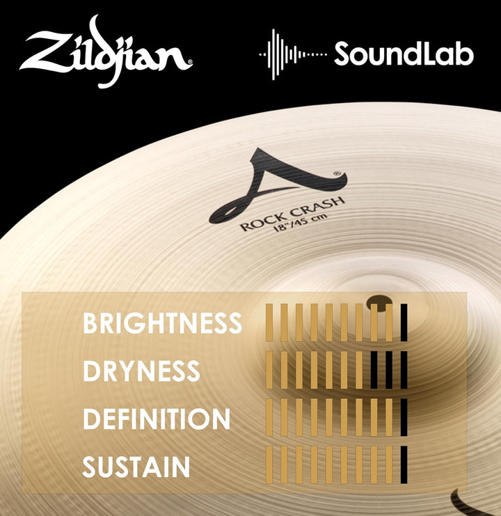 Zildjian A Zildjian Series - 18" Rock Crash Cymbal 18 Zoll Rock, 18 Zoll Rock