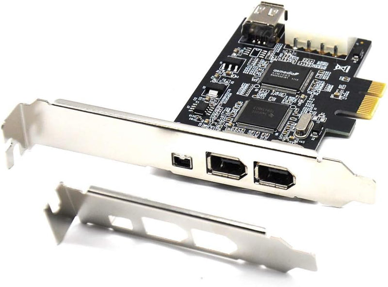 Padarsey PCIe Firewire-Karte für Windows 10, IEEE 1394 PCI-Express-Controller, 4 Anschlüsse (3 x 6-p