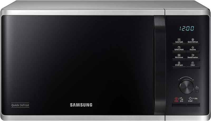 Samsung MS23K3515AS/EG Mikrowelle / 800 W / 23 L Garraum / 48,9 cm Breite / Kratzfester Keramik-Emai